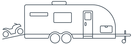 Toy hauler line art